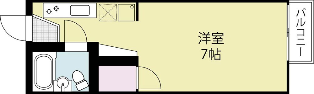 カーサベルデB棟 X01~X05号室 間取り
