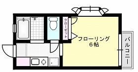 ソフィア河島 101号室 間取り