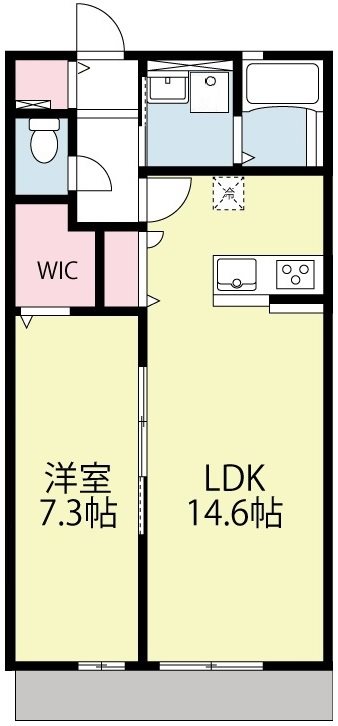 ロワジールA X02・X03号室 間取り