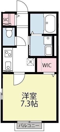 イデアルⅠ X01~X08号室 間取り