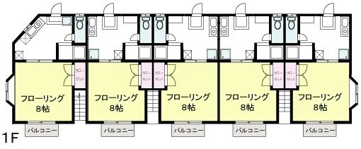 メゾンド大崎 X02~X06（1F）号室 間取り