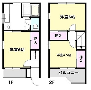 テラス・プラスパA棟 X（1~5）号室 間取り