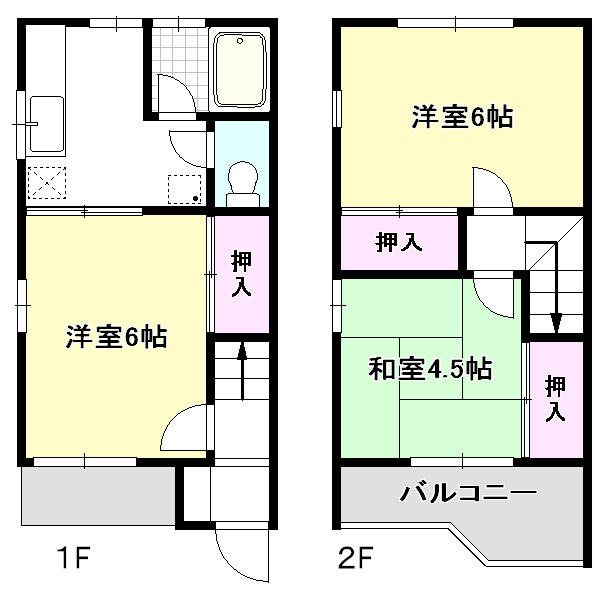 テラス・プラスパA棟 X（1~5）号室 間取り