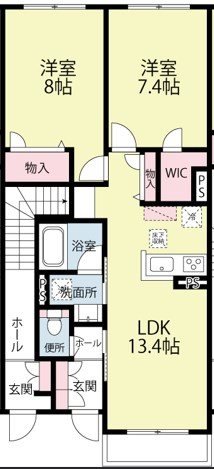 Ambiera 102号室 間取り