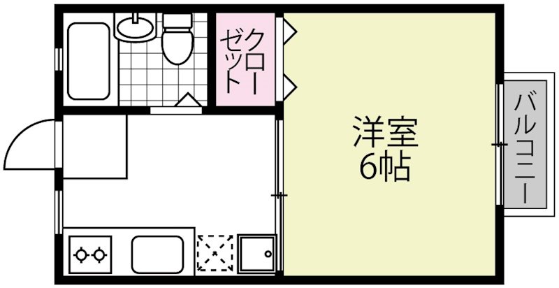 エルドラド山崎 X01~X02号室 間取り