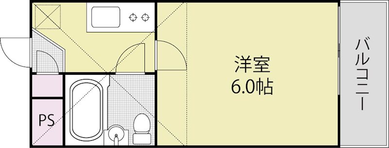 ビーナスフォート X01~X03号室 間取り