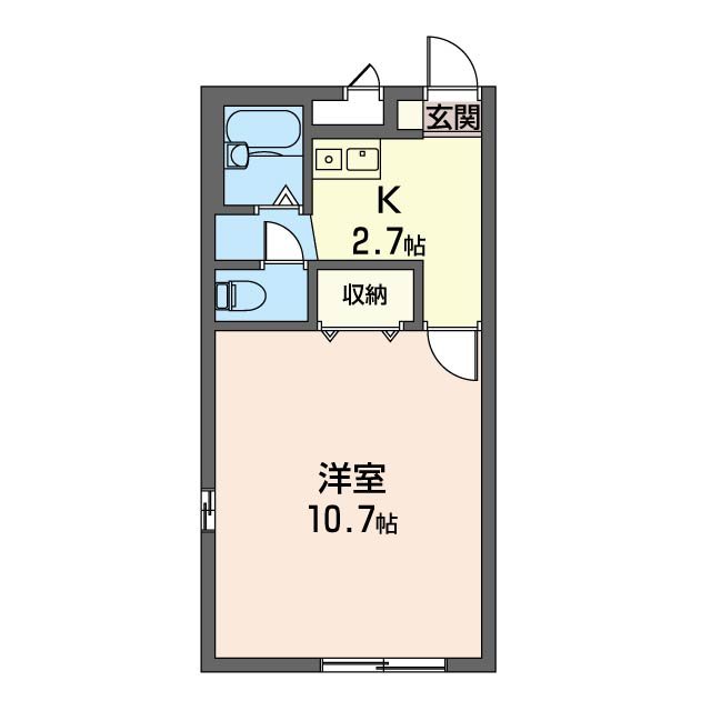 アムール江戸川台 X01~X10号室 間取り