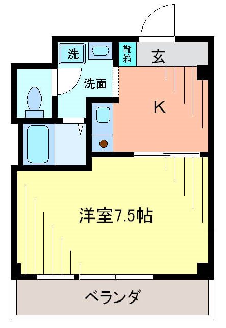 メゾンドヴェルテ柏 間取り図