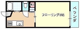 千精ハイツ X01~X03号室 間取り