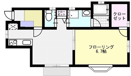 プチメゾン X101号室 間取り