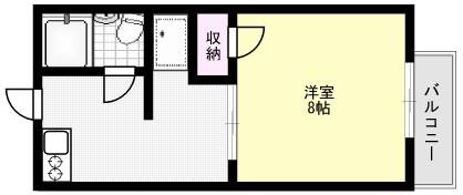 レピュートウエハラ 203号室 間取り