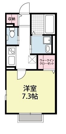 コアロード ☓01～☓02号室 間取り