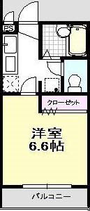 ビームⅧ ☓01～☓02（3F）号室 間取り