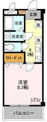 ボヌール柏の葉キャンパス 206号室 間取り