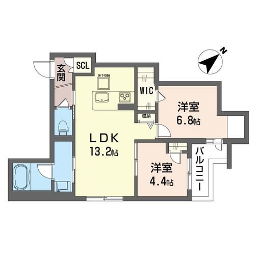 クライン ヴァルトⅠ 303号室 間取り