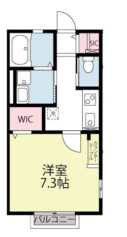 プログレス 203号室 間取り