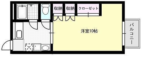202号室 間取り