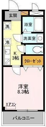 ボヌール柏の葉キャンパス 205号室 間取り