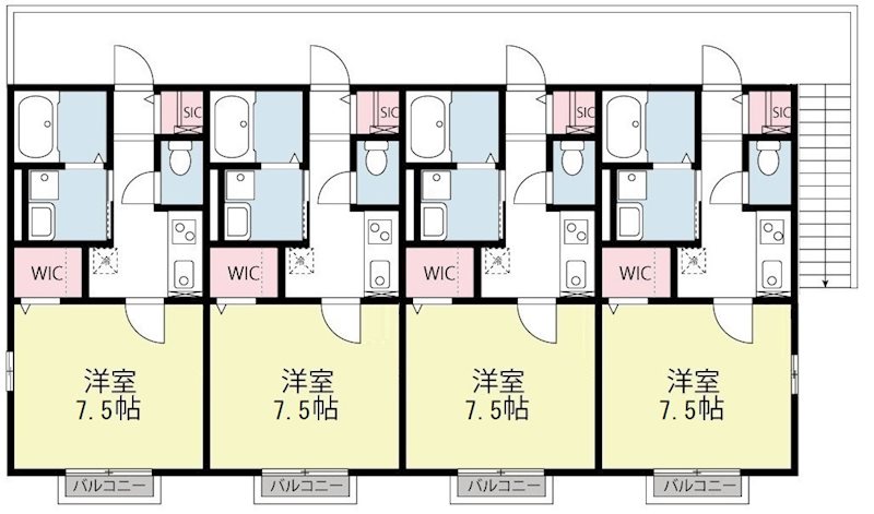 クレシェンテ 205号室 間取り