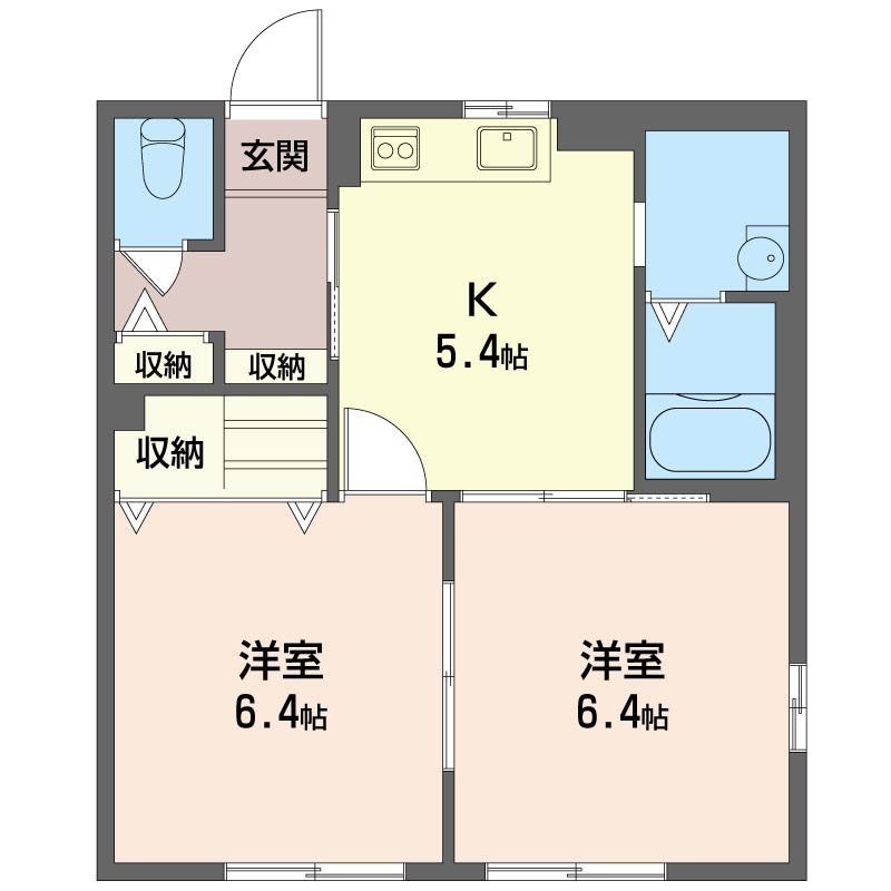 メゾン逆井Ｂ 105号室 間取り