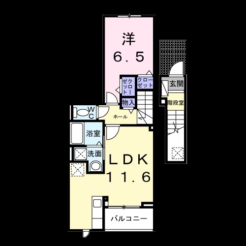 ココ　ラ　フェリーチェＡ 204号室 間取り