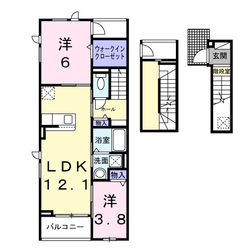 ココ　ラ　フェリーチェＡ 306号室 間取り