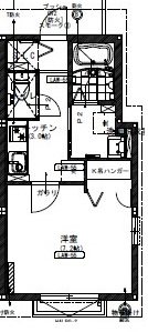 イデアルⅡ X04号室 間取り