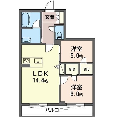 Y's/HOUSE 106号室 間取り