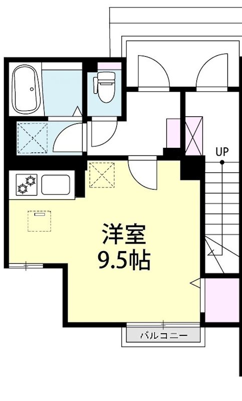 エトワール X101号室 間取り