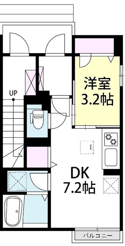 エトワール X102号室 間取り