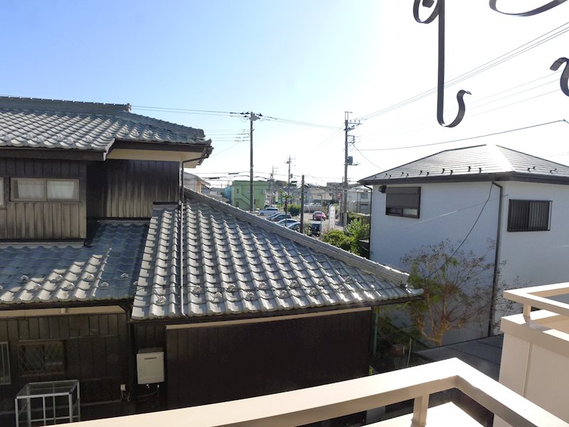 あっぷるハイツ ベランダ