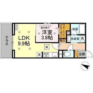 コニフェールⅠ 105号室 間取り