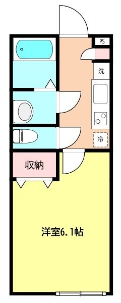 Y-3kashiwa 101号室 間取り