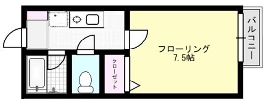 第6フジハイツ 間取り