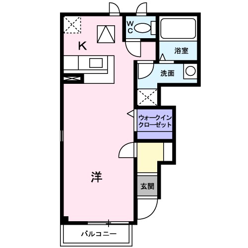 カーサ初石Ⅱ 101号室 間取り