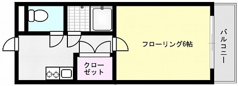 メゾン青木 102号室 間取り