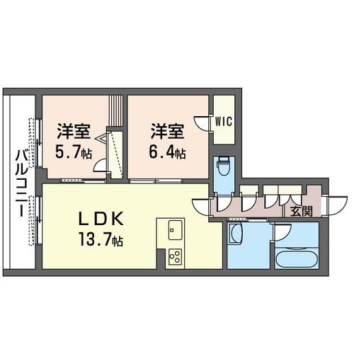 Y's/HOUSE 102号室 間取り