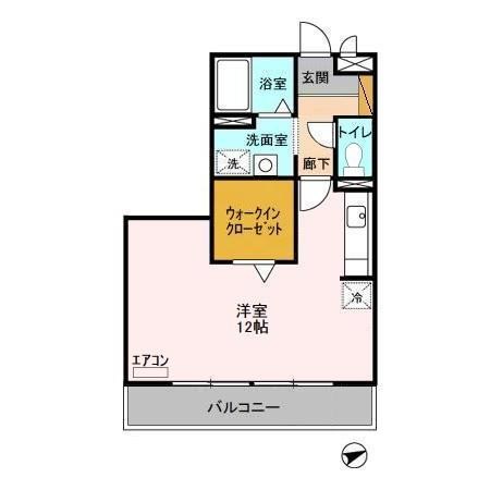 アピテプレミール 303号室 間取り