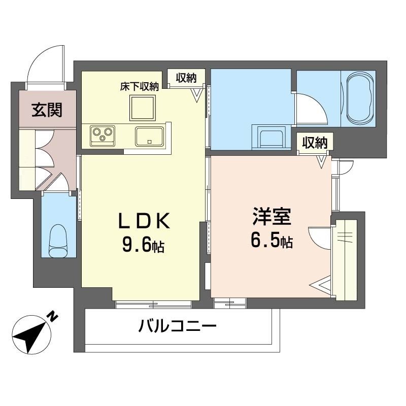 リベラル泉町 103号室 間取り