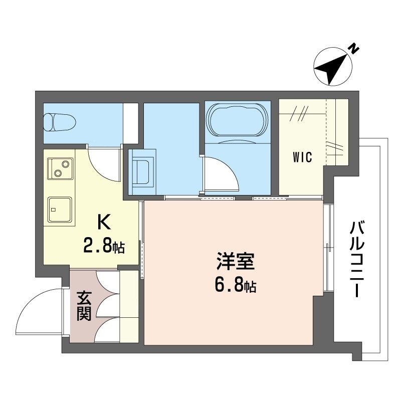リベラル泉町 205号室 間取り