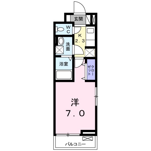 ブリーズ・セイバリー 201号室 間取り
