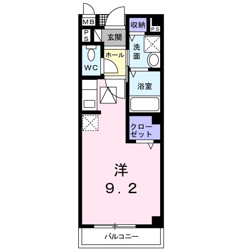 レーク　ウッド 103号室 間取り