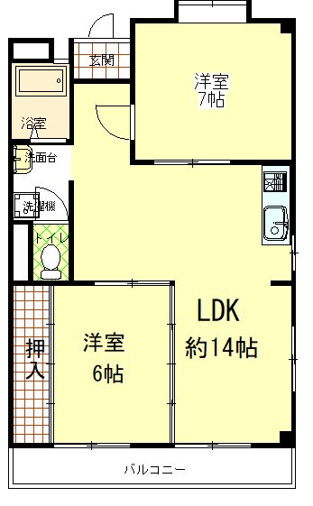 メイゾンサンポア　A棟   間取り