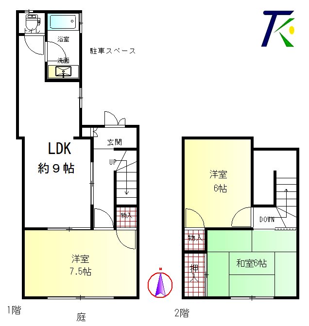 大塚町貸家 間取り