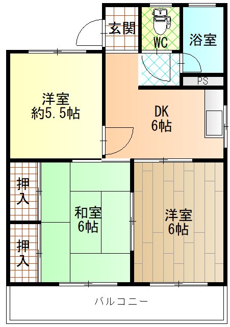 コーポ高木 間取り
