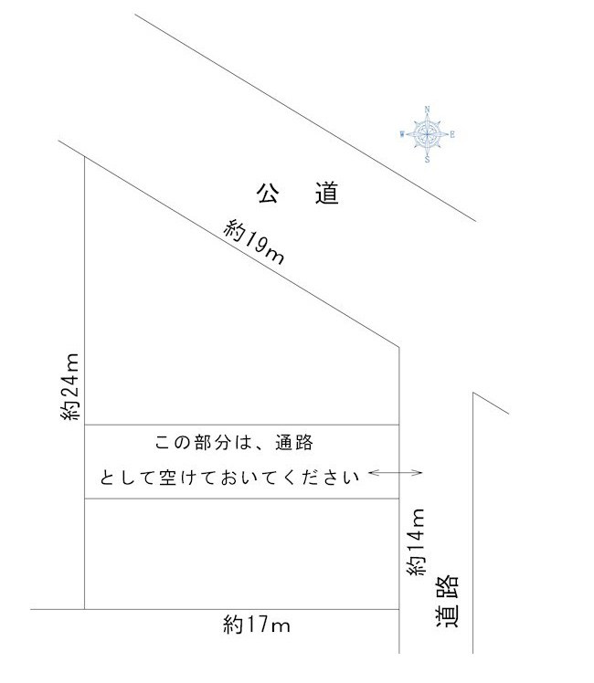 尾張旭市晴丘町池上　貸地(駐車場） 間取り