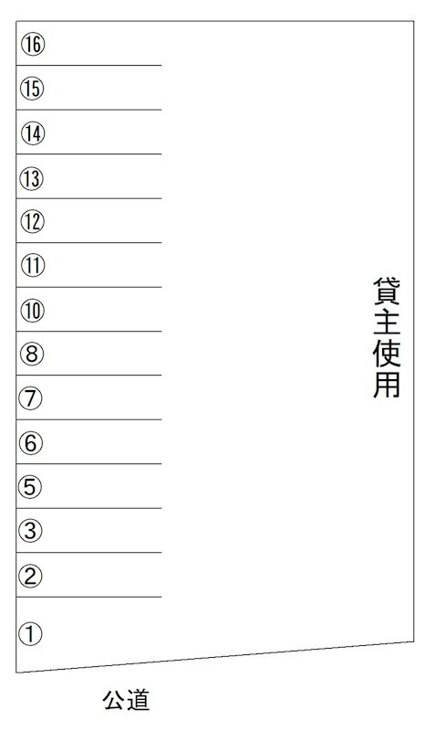 尾張旭市柏井町駐車場Ａ197 間取り