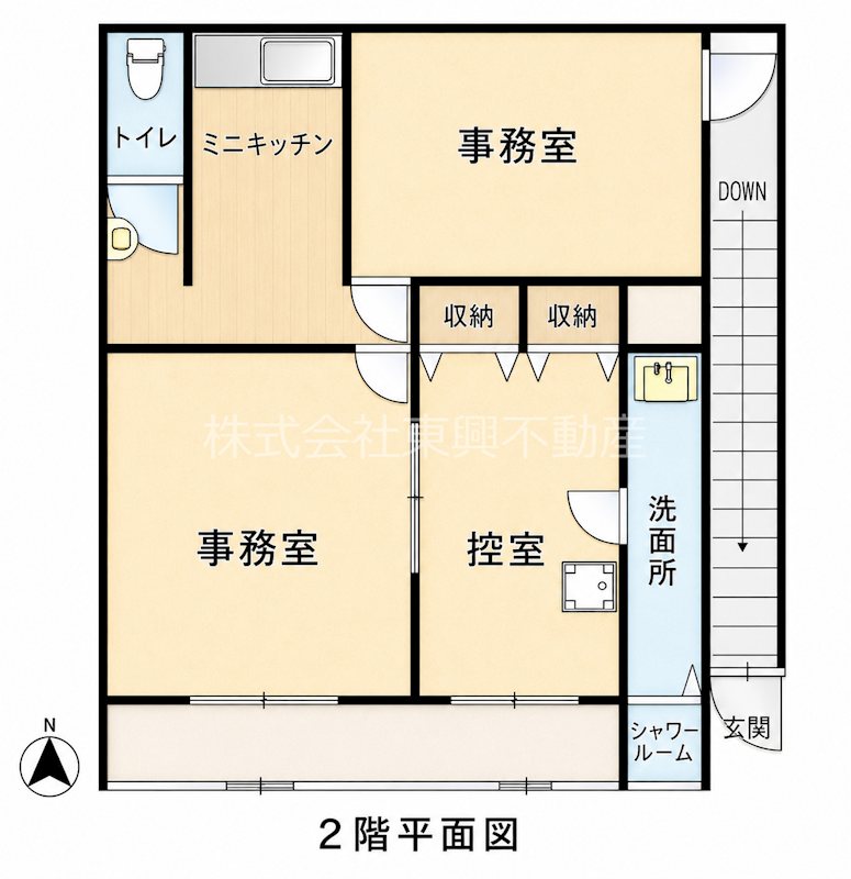 大塚町貸事務所 間取り