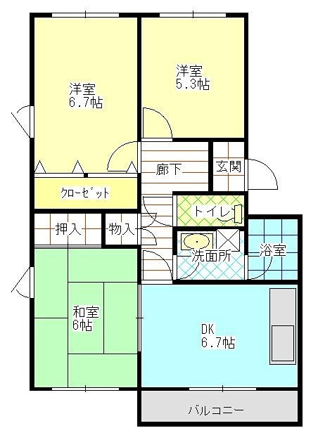 メゾンドララバイ 間取り