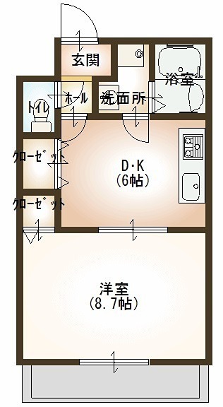 メゾンドララバイⅡ 間取り